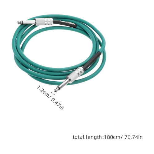 Brusreducerande instrumentkabel för elgitarr och bas, ljudanslutningskabel, gitarrtillbehör 1
