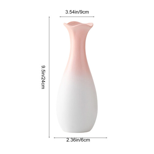 Pinky Gradient Ceramic Vase 24 x 9 cm 2