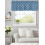 Dark Blue Moroccan Plaid Valance 42 x 18 in 3