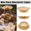 Bamboo Wine Glass Topper 4 pcs 4
