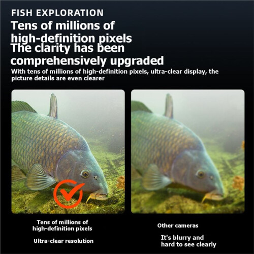 Visual Anchor Fish Underwater Ultra-High-Definition with Moisture Temperature Depth-Sensing Fish Finder Camera 220 1