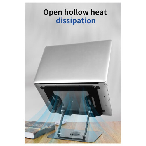 New 360 Degree Rotating Foldable Laptop Tablet Book Holder Angle-Adjustable Height-Adjustable Folding Reading Stand A 1