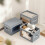 Collapsible Fabric Storage Bins with Lids and Clear Window, 5