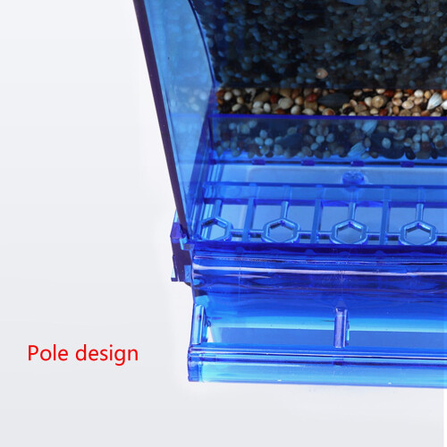 Bird Feeder with Perch & Removable Drawer for Small Birds 2