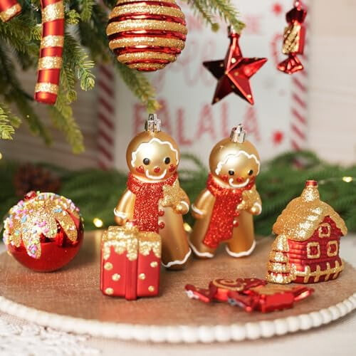 Kerstversieringenset, onbreekbaar, 65 stuks 2