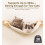 Hamac Cat Balla-Feistithe le Canbhás In-athraithe agus Plush 5
