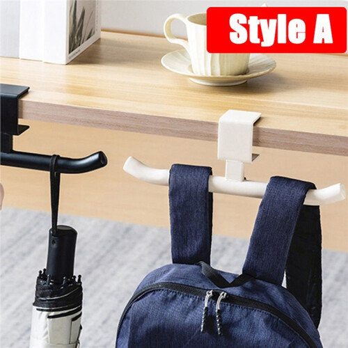 Adjustable Tableside Hook, Gaming Headset Desktop Holder, Backpack Storage Hook, Stand, No Drilling Required. B 1