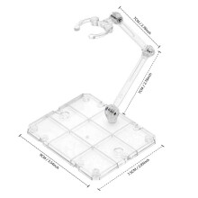 10pcs Clear Action Figure Stand,Display Holder Base Doll Model Figure Support Stand Doll Model Support Stand