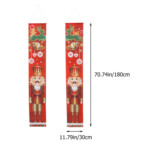 Christmas Nutcracker Door Couplets, 1 Pair 1
