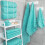 Ensemble de 6 serviettes en coton turc 600 g/m² 2