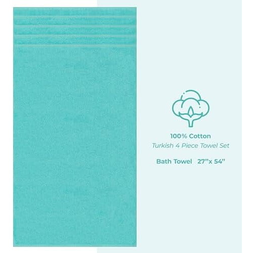 Ensemble de 6 serviettes en coton turc 600 g/m² 2