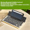 Folding  Mobile Phone Keyboard Rechargeable Wireless Pocket Keyboard for Phones Tablet,Etc. 6