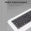 Full-Key Folding CNC Integration Keyboard, Portable Digital Touchpad, Tablet, Mobile Phone, Tablet, Laptop 2