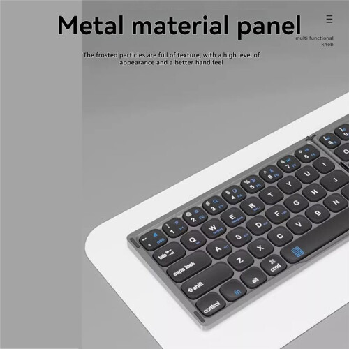 Full-Key Folding CNC Integration Keyboard, Portable Digital Touchpad, Tablet, Mobile Phone, Tablet, Laptop 1