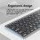 Full-Key Folding CNC Integration Keyboard, Portable Digital Touchpad, Tablet, Mobile Phone, Tablet, Laptop 5