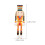 Nutcracker Earrings Metal Cartoon Style 1 Pair 8