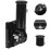 Wall-Mounted Adjustable Flagpole Bracket Black 3