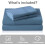 Twin Microfiber Bed Sheet Set, Dark Grey, 3-Piece 4