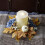 Pumpkin Candle Holder with Maple Leaf Wreath 25x25cm 4