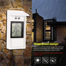 High Accuracy Min Max Thermometer Ideal for Greenhouse Temperature Monitoring with Digital Display