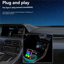2in1 Wireless Carplay Android AUTO Adapter AI Box WiFi & Voice Control Wired CarPlay to Wireless Carplay A