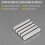 Refrigerator Magnet, Suitable for DIY Office Whiteboards, Workshop Tools, Etc., Dimensions: 60x10x10mm 5pcs 6