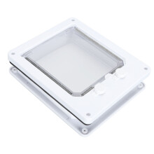 Pet Door Double Rotary Switch – Easy Clean, Durable Plastic, L 23.6x27cm