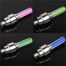 16 Lampes Néon pour Rayons de Vélo, Bouchons de Valve de Pneu LED, Accessoires de Vélo pour Rayons de Roue