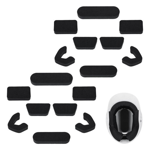 -Compatible Helmet Padding Kit, 0.79 Inch Thick Soft Foam Replacement Pads for Baseball and Softball Helmets 2