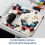 Mouse pad em formato de borboleta com base de borracha, 25x20cm 6