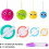 Pomponmakerset – 4 maten, plastic, 4 stuks + schaar 3