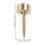 Tappo decorativo a vite in rame per specchio (8 pezzi) 2