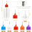 10 Flaconi di Colla con Punta da 30 Ml, Flacone Applicatore con Punta e 2 Imbuti, per Colla, Liquidi, Olio, DIY, Ecc. Multicolore 7