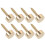 Tappo decorativo a vite in rame per specchio (8 pezzi) 7