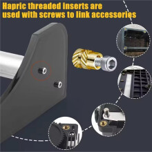 Heat-Set Threaded Brass Insert Nuts for 3D Printing Plastic - M2.5 -M8 Hot Melt Kit with Soldering Iron Tips