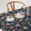 Retro Bird Floral Tablecloth Polyester 60x84 in 2