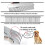MesaSe 2-Piece Dog Grooming Set: Undercoat Rake & Flea Comb 4