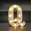 LED-bokstavlys Batteridrevne store dekorative tall 3