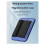Phone Magnetic Decoder Pocket Storage Case Double-Pocket Elastic Magnetic DAC Headphones Case PU Portable Storage Bag 5
