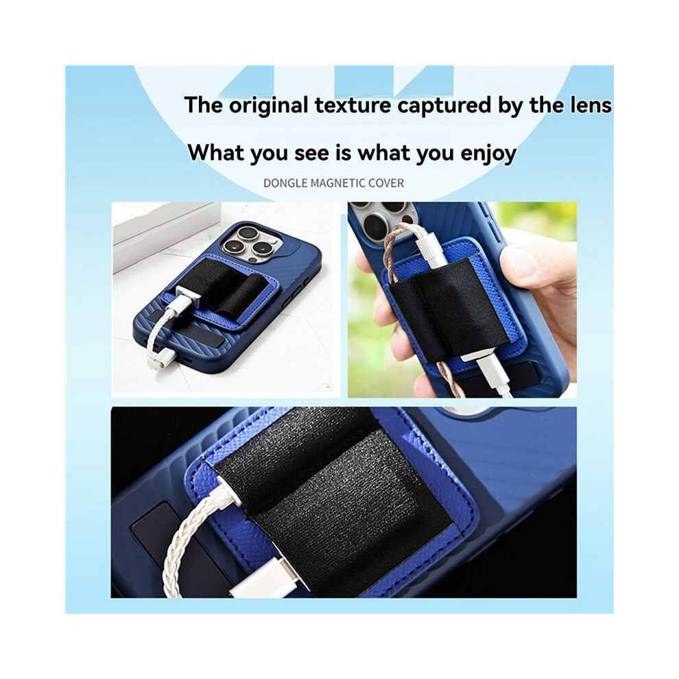 Photos - Other for Mobile Phone Magnetic Decoder Pocket Storage Case Double-Pocket Elastic Magnetic DAC Headphones Case PU Portable Storage Bag