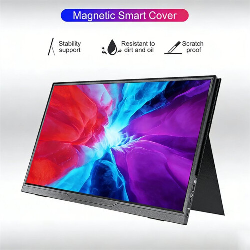 Monitor Portátil de 14 Polegadas com Tela Sensível Ao Toque, Resolução IPS de 1900x1200P, Compatível com , para Uso Como Segunda Tela em PCs e 1