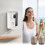 Uxgjfwu Touchless Wine Dispenser 600ml with 2 Cups 3