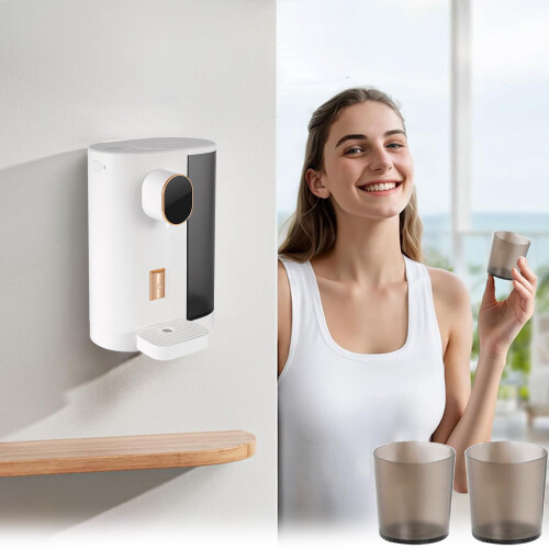 Uxgjfwu Touchless Wine Dispenser 600ml with 2 Cups 2