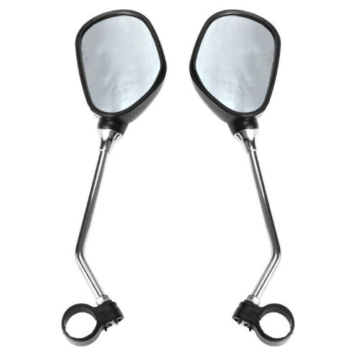 Fahrrad-Rückspiegel, schwarz, 2er-Pack 2