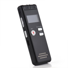 Registratore vocale digitale 8/32 GB nero 11.8x8.2x1.5cm