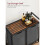 Laundry Sorter with 2 Pull-Out Bags & Shelf, Metal Frame 4