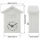 Cuckoo Wall Clock in White – ABS Material, Battery Powered 4