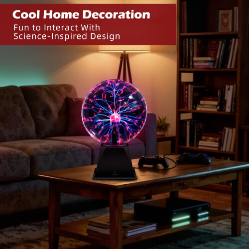Plasma Ball Lamp 6 8 or 12 Inch USB Powered 1