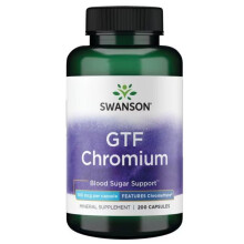 GTF Chromium - Caractéristiques ChromeMate 100 mcg 200 Capsules Swanson Health Products