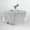 Ivory Lace Round Tablecloth 108 in 2